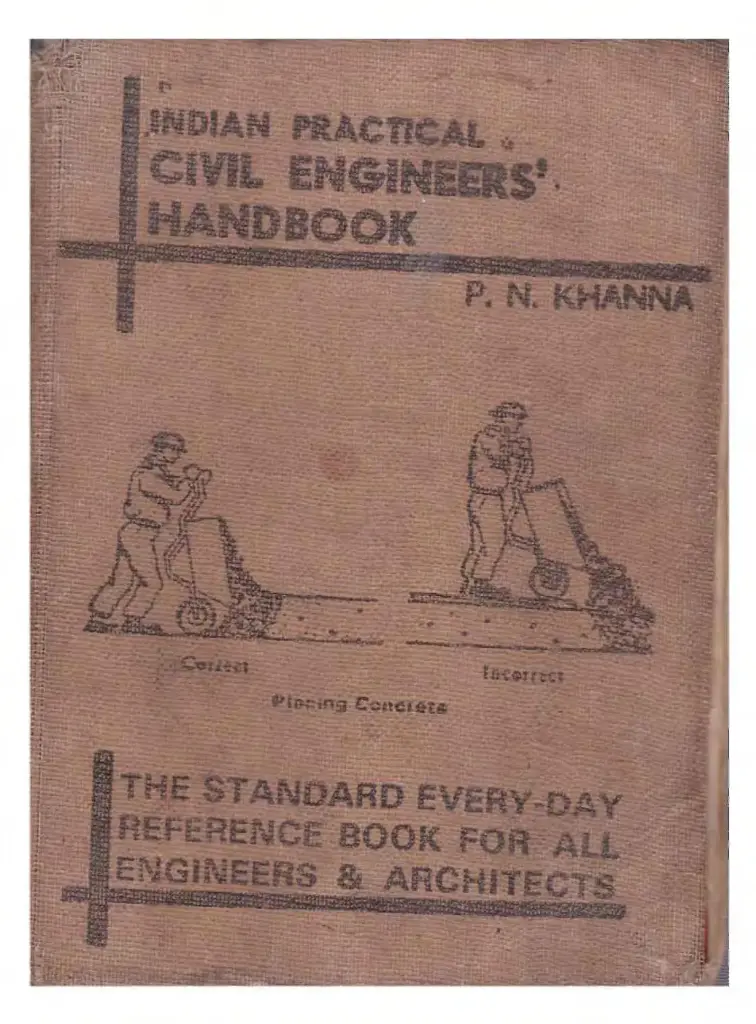 Indian Practical Civil Engineers' Handbook