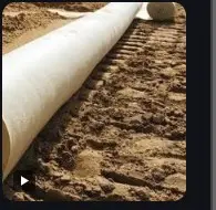 Extra for covering top of membrane with Geotextile, 120 gsm non woven, 100%
polyester of thickness 1 to 1.25 mm bonded to the membrane with intermittent
touch by heating the membrane by Butane Torch as per manufactures
recommendation