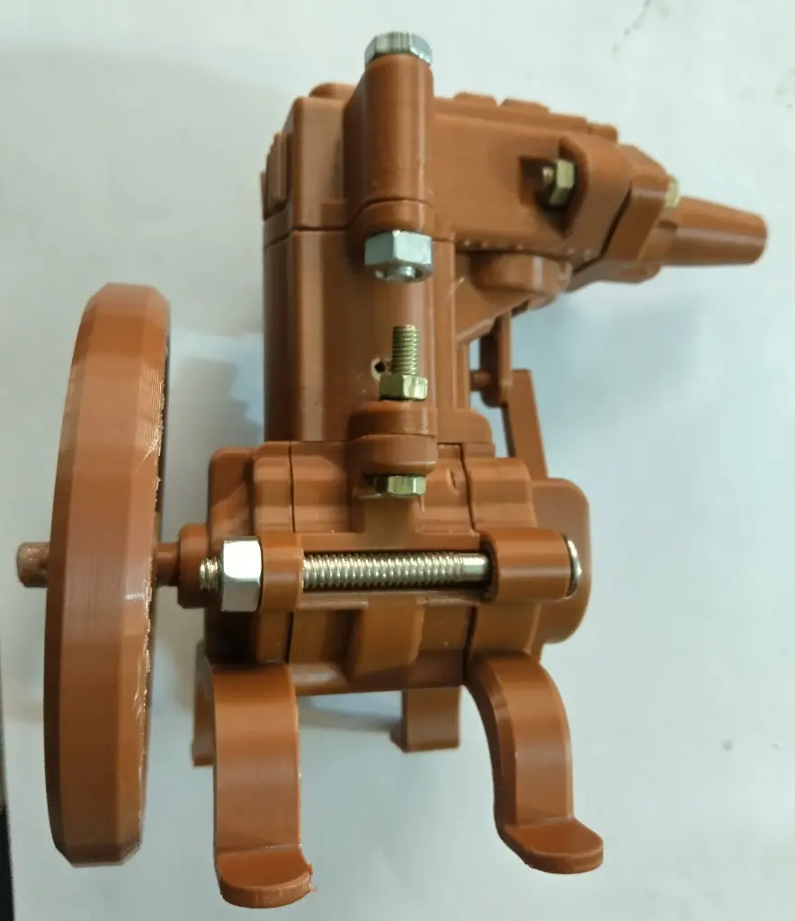 3D Printed Working Model of a Stirling Engine