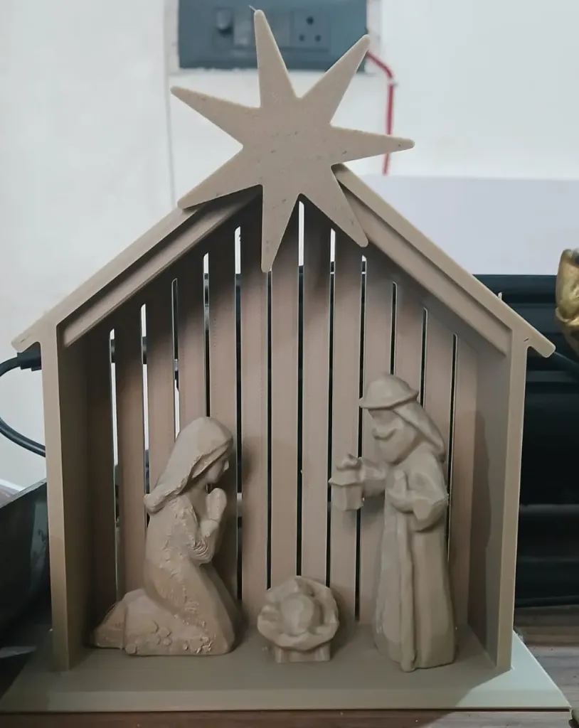 WoodFinish Nativity