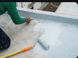 Providing and laying water proofing treatment in sunken portion of WCs, bathroom
etc., by applying cement slurry mixed with water proofing cement compound
consisting of applying : a) First layer of slurry of cement @ 0.488 kg /sqm mixed
with water proofing cement compound @ 0.253 kg/sqm. This layer will be allowed
to air cure for 4 hours. b) Second layer of slurry of cement @ 0.242 kg/ sqm mixed
with water proofing cement compound @ 0.126 kg/ sqm. This layer will be allowed
to air cure for 4 hours followed with water curing for 48 hours. The rate includes
preparation of surface, treatment and sealing of all joints, corners, junctions of
pipes and masonry with polymer mixed slurry.