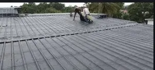 Providing and laying four courses water proofing treatment with bitumen felt over
roofs consisting of first and third courses of blown bitumen 85/25 or 90/15
conforming to IS : 702 applied hot @ 1.45 Kg per square metre of area for each
course, second course of roofing felt type 3 grade-I (hessian based self finished
bitumen felt) and fourth and final course of stone grit 6mm and down size or peasized
gravel spread at 6 cubic diameter per square metre including preparation of
surface but excluding grading complete with. Bitumen felt (hessian base) type 3 grade I conforming to IS : 1322.